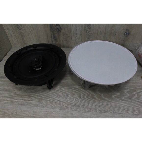 (2) Pyle PWRC83 Dual 8" In-Wall/Ceiling Speakers 2-Way Full Range Stereo Speaker - Picture 4 of 7
